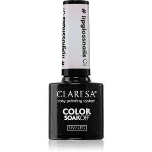 ClaresaSoakOff UV/LED Color lipglossnails géles körömlakk Alacsony ár
