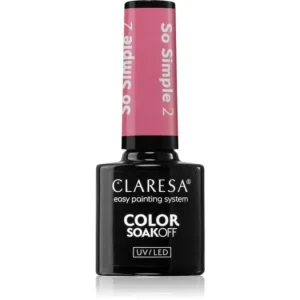 ClaresaSoakOff UV/LED Color So Simple géles körömlakk Csak ma