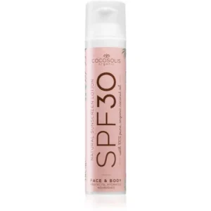 COCOSOLISNatural Sunscreen Lotion védőkrém napozásra SPF 30 Gyors szállítás