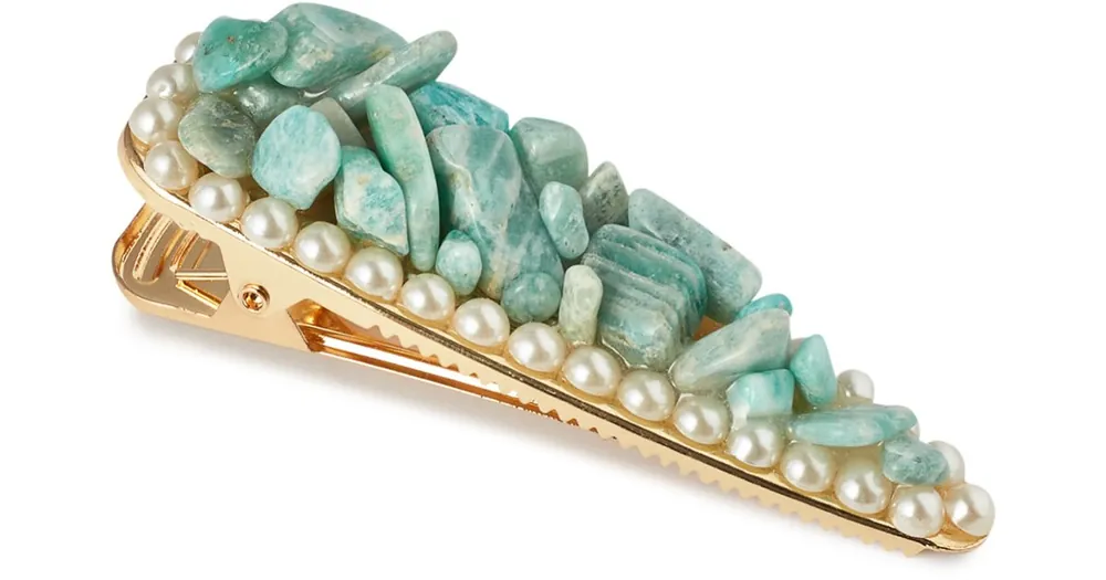 Rendeld meg most CrystalloveAmazonite Hair Clip hajcsat