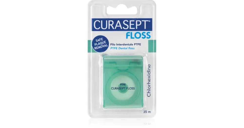 Biztonságos fizetés CuraseptDental Floss PTFE speciális fogselyem antibakteriális adalékkal