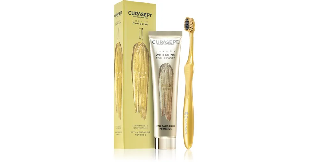 CuraseptGold Lux Set fogfehérítő szett a fogakra Újdonság