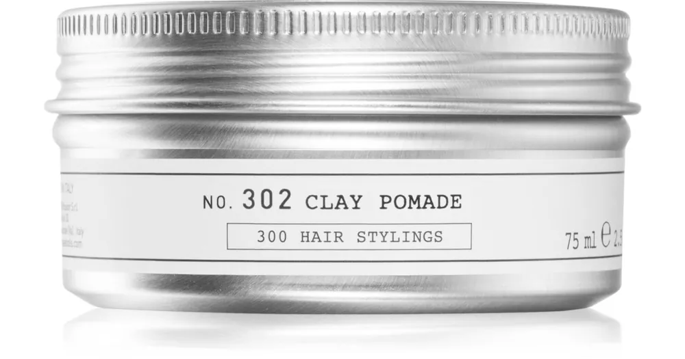 DEPOT300 HAIR STYLING NO. 302 CLAY POMADE modellező agyag matt hatással Árcsökkenés