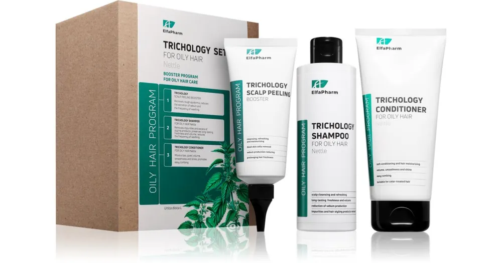 Különleges ajánlat Elfa Pharm Intensive CosmeticTrichology ajándékszett zsíros hajra