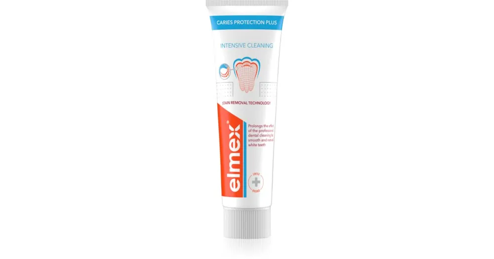 ElmexCaries Plus Intensive Cleaning fehérítő fogkrém a teljes ápolásért Vásárlói kedvenc