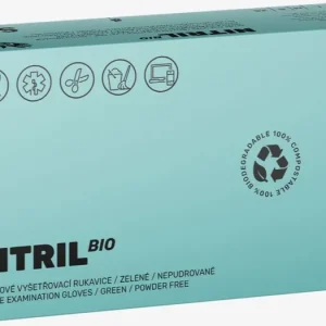 EspeonNitril BIO Green púdermentes nitrilkesztyű Expressz kézbesítés
