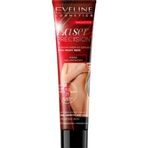 Biztonságos fizetés Eveline CosmeticsLaser Precision szőrtelenítő krém a kar a hónalj és az ágyék szőrtelenítésére száraz és érzékeny bőrre
