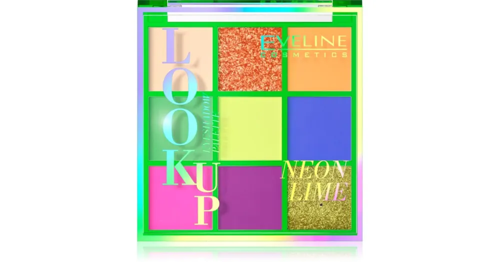 Csak ma Eveline CosmeticsLook Up Neon Lime szemhéjfesték paletta