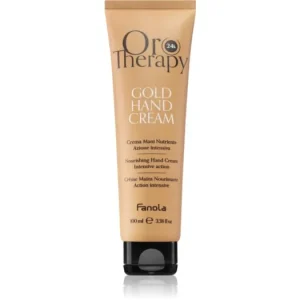 FanolaOro Therapy Gold Hand Cream hidratáló és tápláló krém 24 karátos arannyal Kedvezményes ár