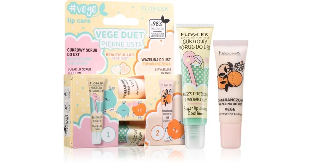 Floslek LaboratoriumSet Vege Duet ajakápoló készlet Szuper ajánlat