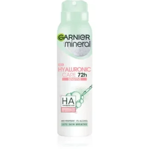 GarnierMineral Hyaluronic Care izzadásgátló spray az érzékeny bőrre Rendeld meg most