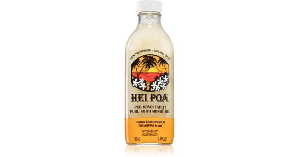 Hei PoaPure Tahiti Monoï Oil Frangipani multifunkcionális olaj testre és hajra Szuper ajánlat