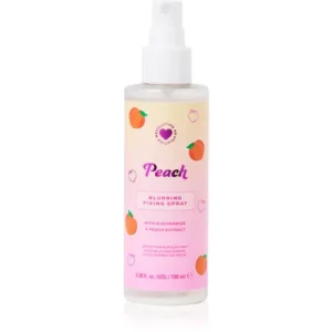 Vásárlói kedvenc I Heart RevolutionPeach Mattifying Fixing Spray mattító fixáló spray alapozóra