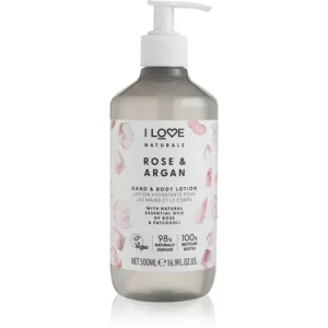 Olcsó I LoveNaturals Rose & Argan testápoló tej