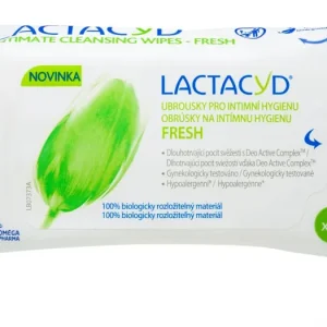LactacydFresh papírtörlők az intim higiéniához Akció