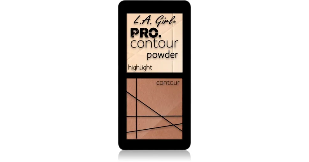 L.A. Girl CosmeticsPRO. Contour Powder Púderes highlight és kontúr paletta Expressz kézbesítés