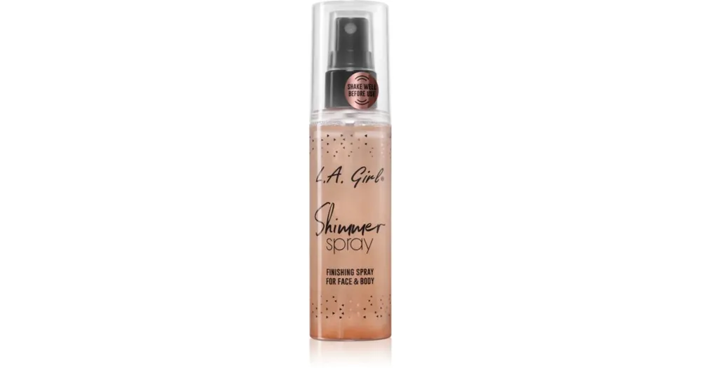 L.A. Girl CosmeticsShimmer Spray sminkfixáló spray arcra és testre Árcsökkenés