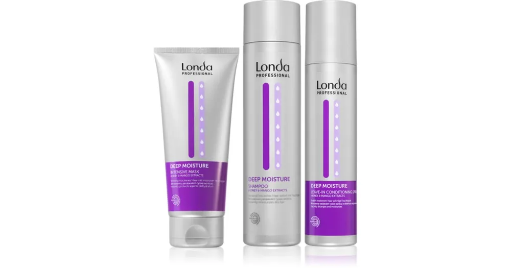 Biztonságos fizetés Londa ProfessionalDeep Moisture Set szett száraz hajra