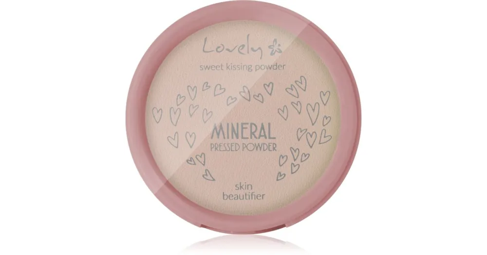 LovelyMineral Pressed Powder mattító púder Ne maradj le