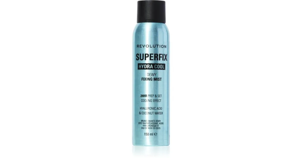 RevolutionSuperfix Hydra Cool sminkfixáló spray hidratáló hatással Újdonság