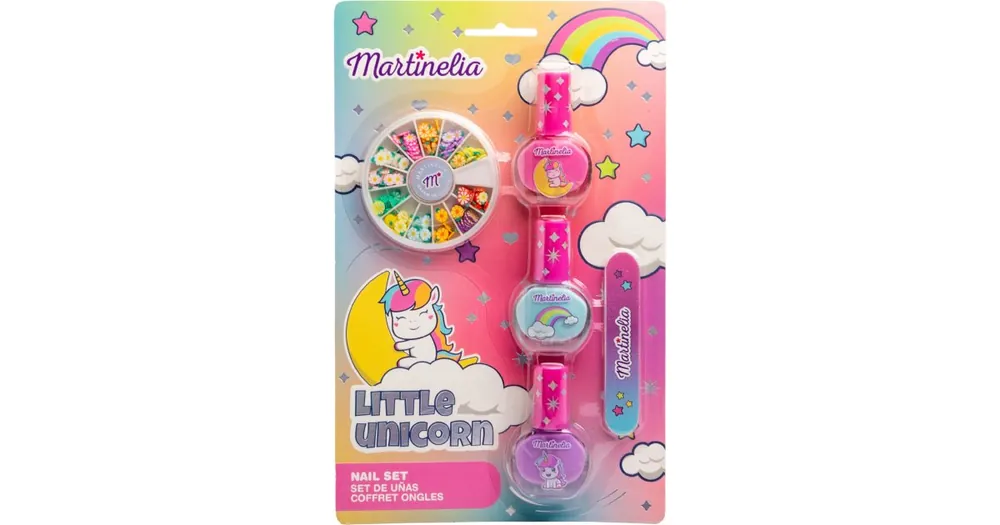 MartineliaLittle Unicorn Nail Set ajándékszett gyermekeknek Azonnali szállítás