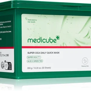 Biztonságos vásárlás medicubeSuper Cica Daily Quick Mask nyugtató hatású gézmaszk tápláló hatással