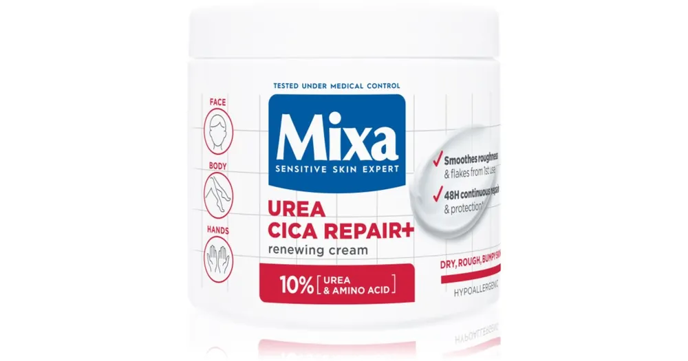 Legjobb ár MixaUrea Cica Repair+ regeneráló testkrém a nagyon száraz bőrre