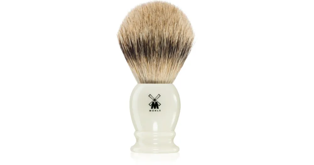 MühleCLASSIC Silvertip Badger Faux Ivory borotválkozó ecset borz szőrből Akció