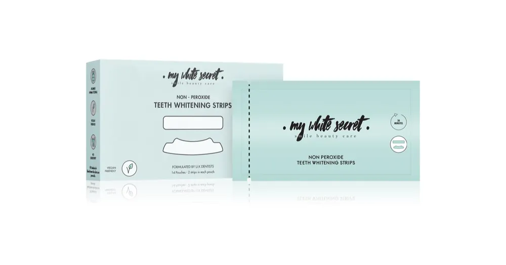 Árcsökkenés My White SecretWhitening Strips fehérítő fogselyem