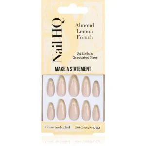Szuper akció Nail HQAlmond Lemon French műköröm ragasztóval