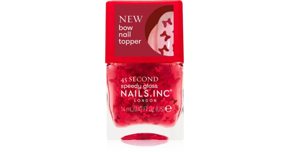 Nails Inc.45 Second Speedy Gloss gyorsan száradó körömlakk Azonnali szállítás