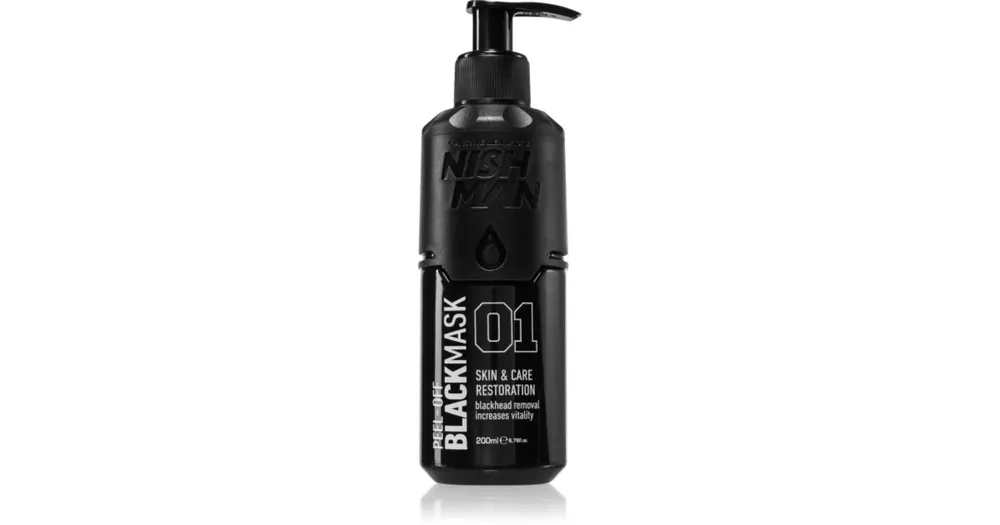 Nish ManPeel-Off Mask fekete lehúzható maszk uraknak Vásárlói kedvenc