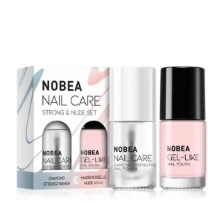 NOBEANail Care Strong & Nude Set körömlakk szett Különleges ajánlat