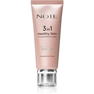 Olcsó Note Cosmetique3 in 1 Healthy Skin tónusegyesítő hidratáló krém SPF 50