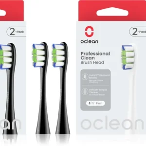 OcleanProfessional Clean Set csere fejek a fogkeféhez Black & White Expressz kézbesítés