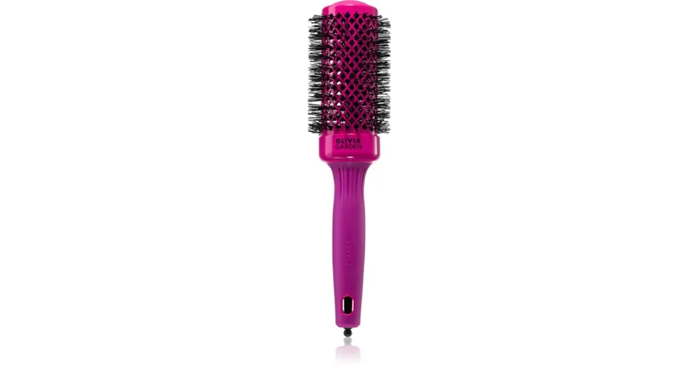 Olcsóbb Olivia GardenExpert Shine Hot Pink kefe a haj beszárításához hosszú hajra