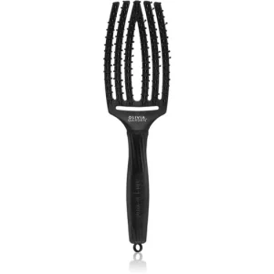 Olivia GardenFingerbrush Double Bristles lapos kefe a könnyű kifésülésért Biztonságos vásárlás