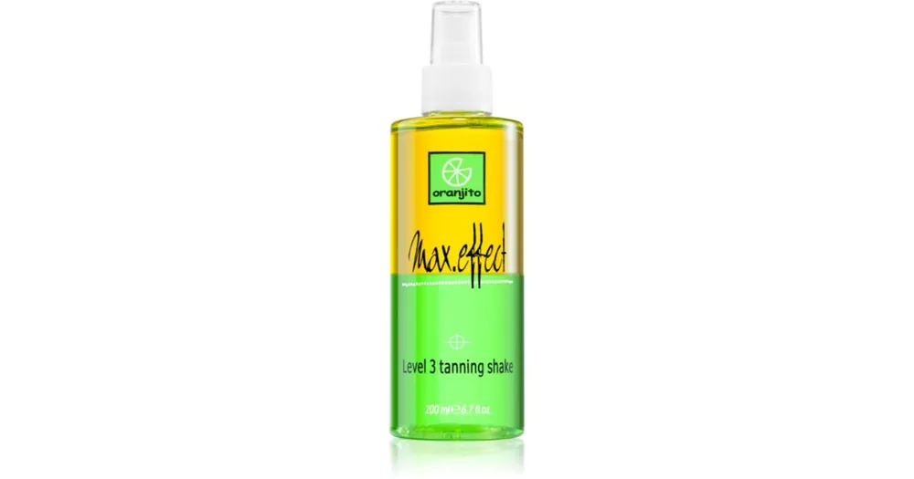 Végkiárusítás OranjitoLevel 3 Shake kétfázisú barnító spray szoláriumba