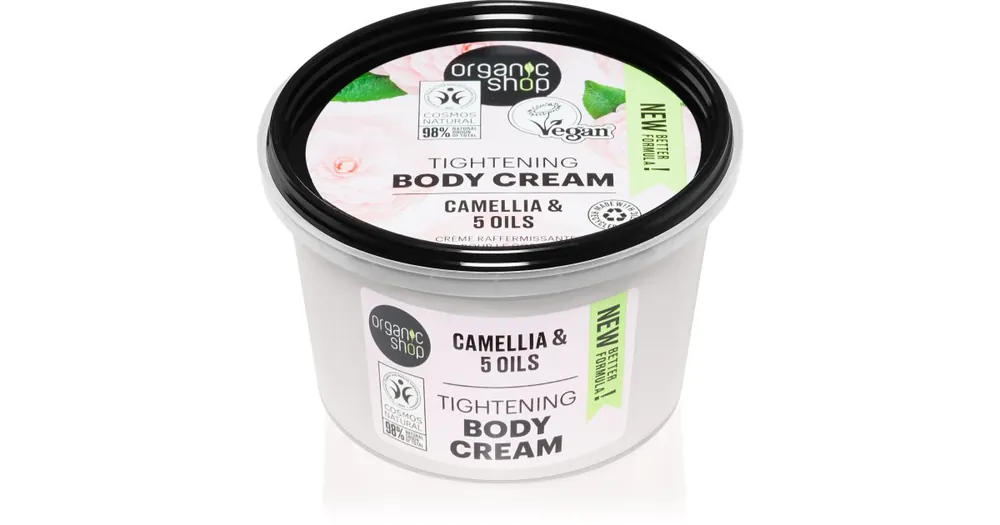 Vásárlói kedvenc Organic ShopOrganic Camellia & 5 Oils ápoló testkrém