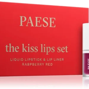 Kedvezményes ár PaeseThe Kiss Lips Set Raspberry Red ajándékszett árnyalat 05 Raspberry Red