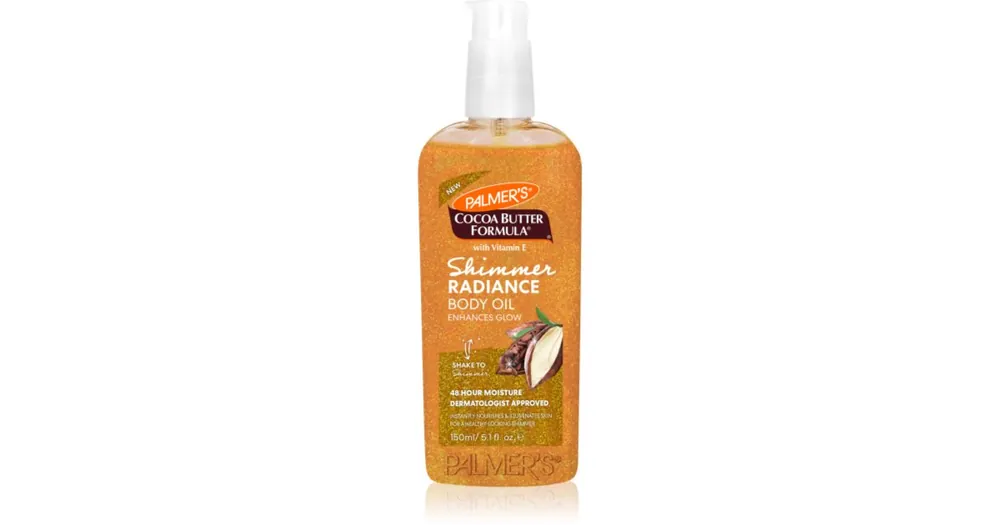 Palmer’sCocoa Butter Formula Shimmer csillogó olaj testre Alacsony ár