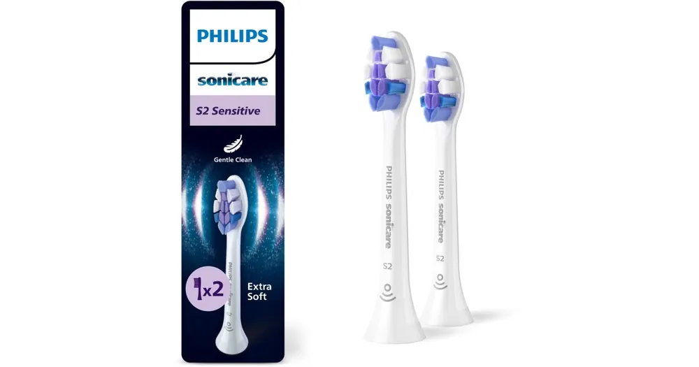 PhilipsSonicare Sensitive HX6052/87 csere fejek a fogkeféhez Újdonság