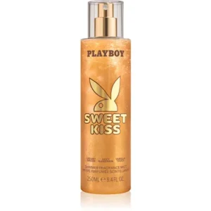 Legnépszerűbb PlayboySweet Kiss testápoló spray csillámporral hölgyeknek