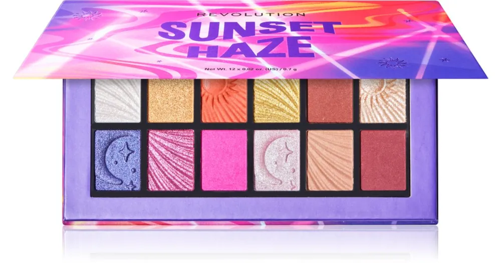 Expressz kézbesítés RevolutionSunset Haze szemhéjfesték paletta