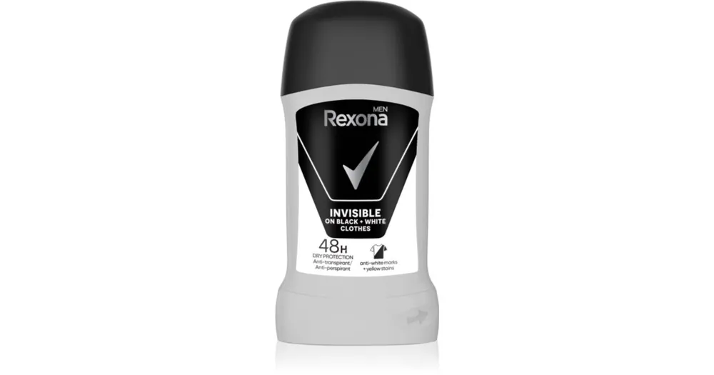 Bestseller RexonaMen Invisible izzadásgátló stift a fehér foltokra