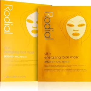 RodialVit C Energising Face Mask szövet arcmaszk az arcbőr élénkítésére és vitalitásáért C vitamin Ne maradj le