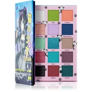 Bestseller Rude CosmeticsManga Collection Pigments & Shadows Palette szemhéjfesték paletta