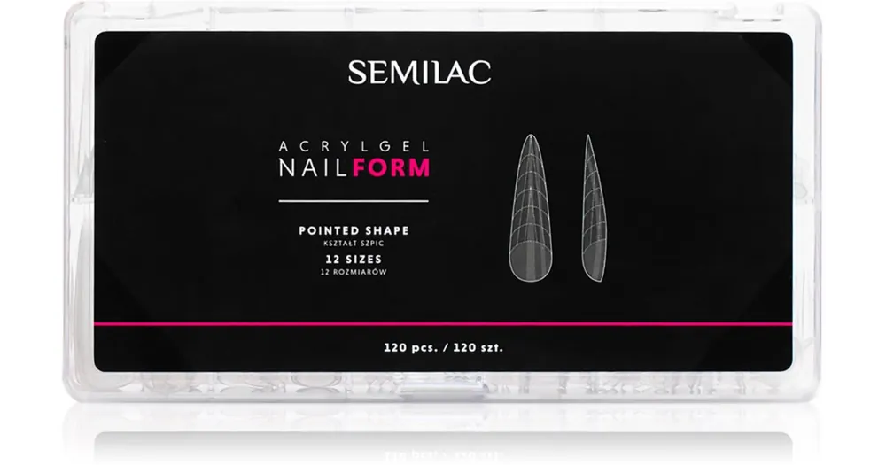 Szuper akció SemilacAccessories Acrylgel Nail Form sablonok körmökre