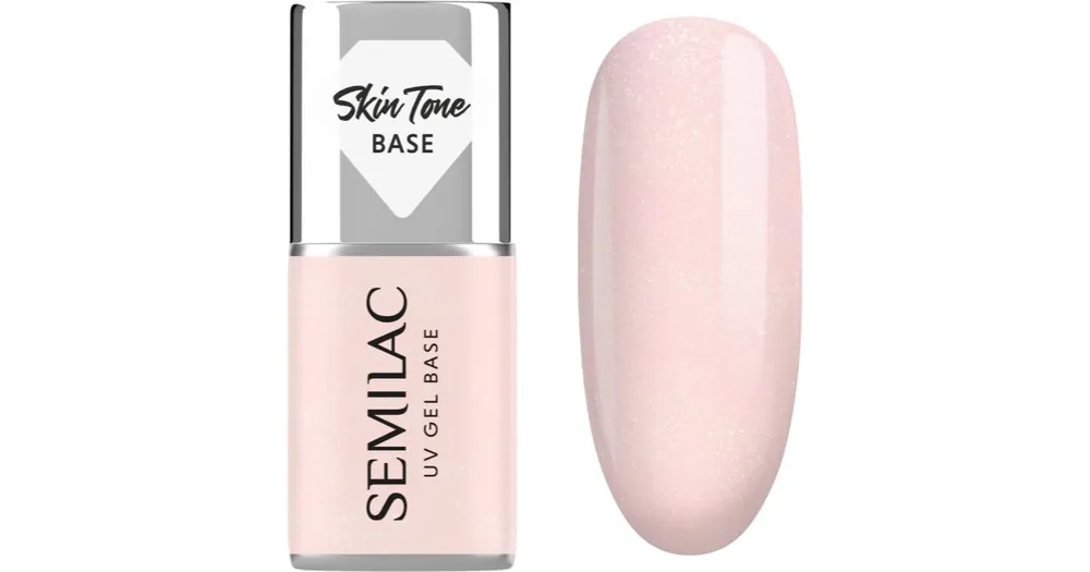 SemilacUV Gel Base Skin Tone Base bázis lakk zselés műkörömhöz Biztonságos fizetés