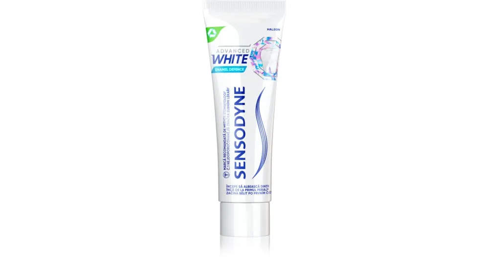 SensodyneAdvanced White Enamel Defence fehérítő fogkrém Azonnal elérhető